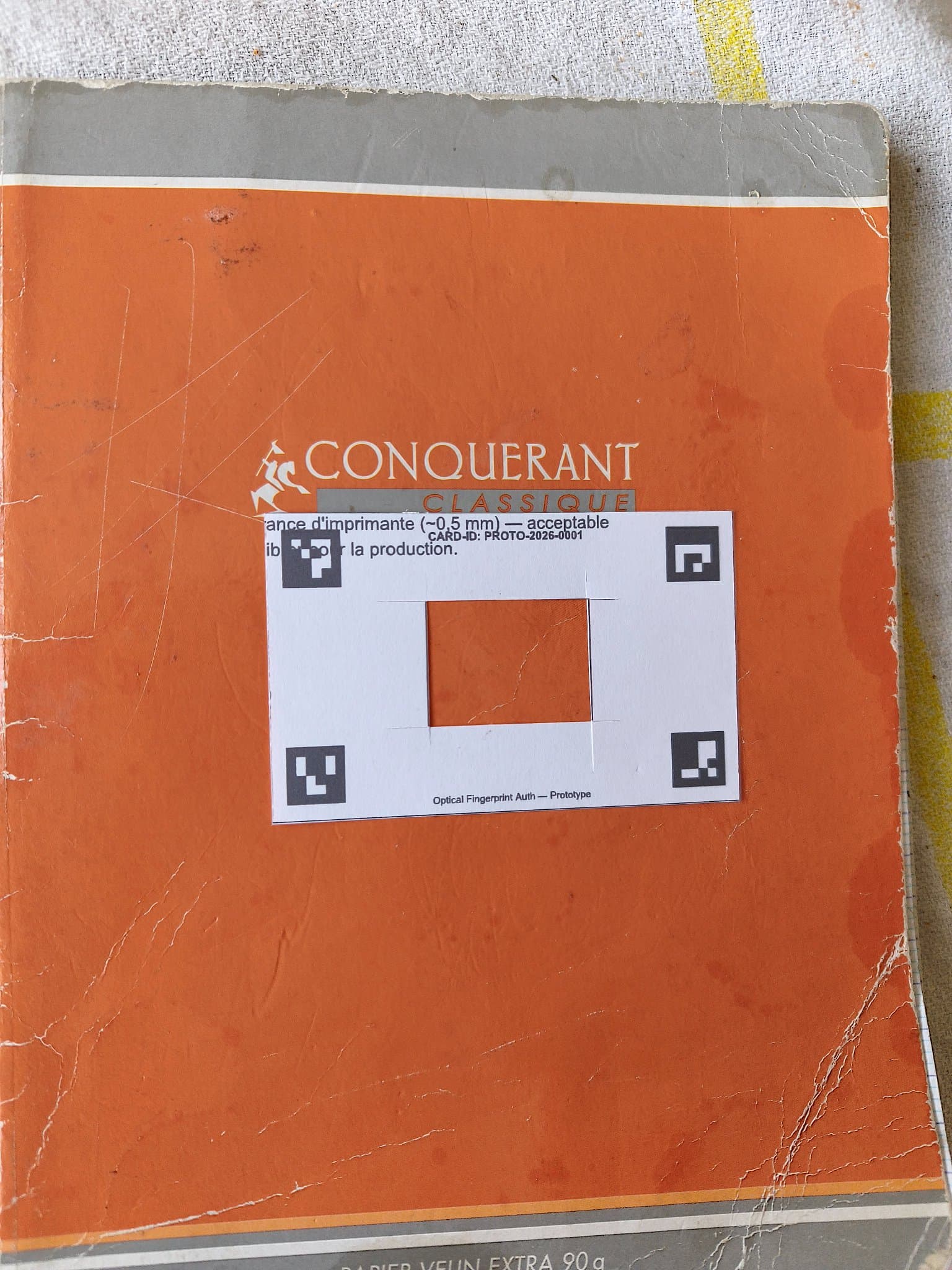 Je teste le concept